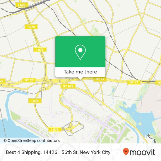 Mapa de Best 4 Shipping, 14426 156th St