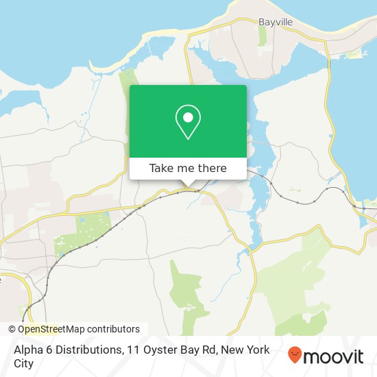 Mapa de Alpha 6 Distributions, 11 Oyster Bay Rd