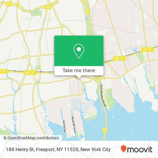 188 Henry St, Freeport, NY 11520 map