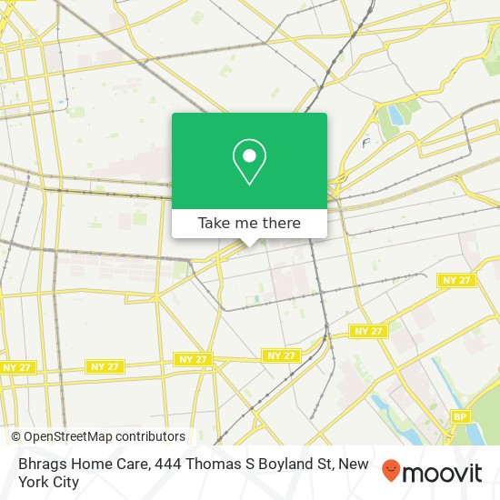 Bhrags Home Care, 444 Thomas S Boyland St map