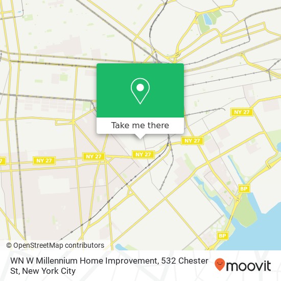 Mapa de WN W Millennium Home Improvement, 532 Chester St