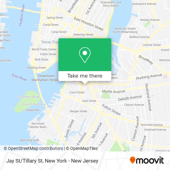 Mapa de Jay St/Tillary St