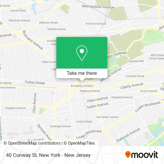 40 Conway St map