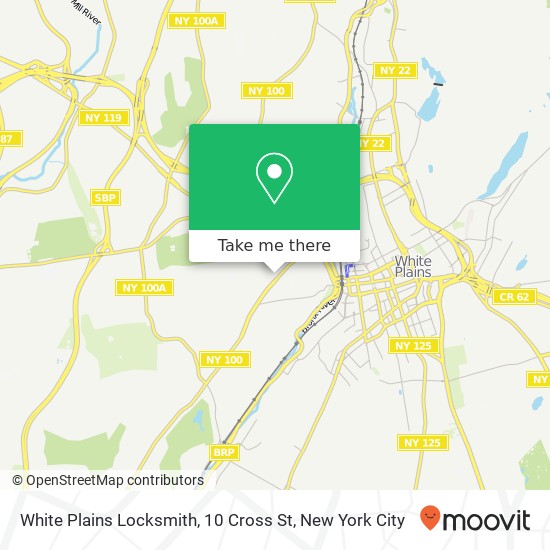 White Plains Locksmith, 10 Cross St map