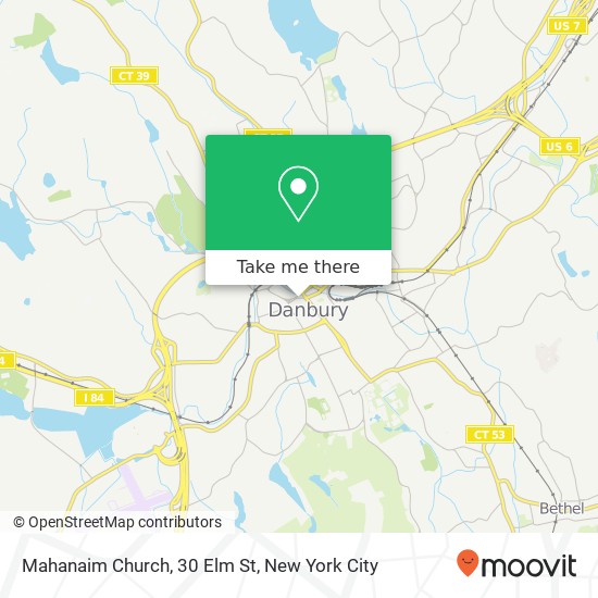 Mapa de Mahanaim Church, 30 Elm St