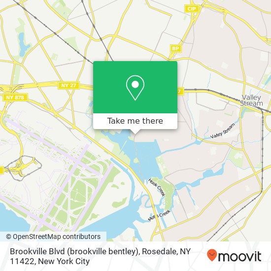 Mapa de Brookville Blvd (brookville bentley), Rosedale, NY 11422