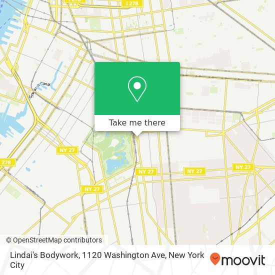 Lindai's Bodywork, 1120 Washington Ave map