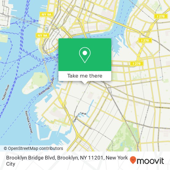 Brooklyn Bridge Blvd, Brooklyn, NY 11201 map