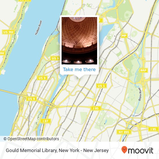 Mapa de Gould Memorial Library