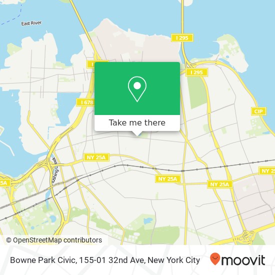 Mapa de Bowne Park Civic, 155-01 32nd Ave