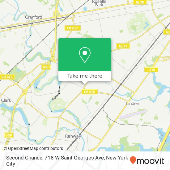Mapa de Second Chance, 718 W Saint Georges Ave