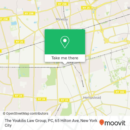 The Youkilis Law Group, PC, 65 Hilton Ave map
