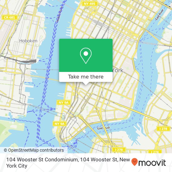 104 Wooster St Condominium, 104 Wooster St map