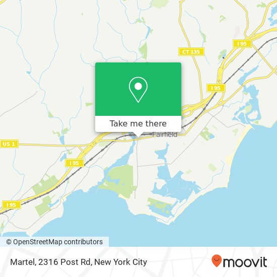 Martel, 2316 Post Rd map