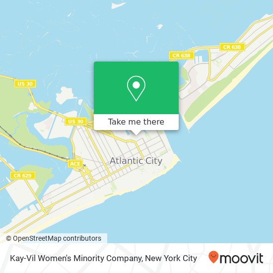 Mapa de Kay-Vil Women's Minority Company, 342 N New Jersey Ave
