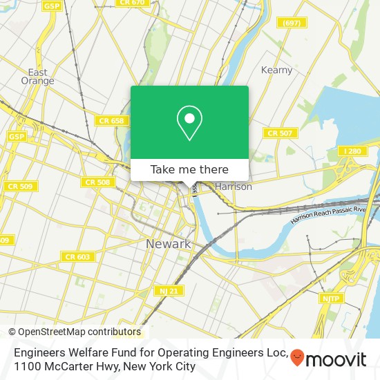 Engineers Welfare Fund for Operating Engineers Loc, 1100 McCarter Hwy map
