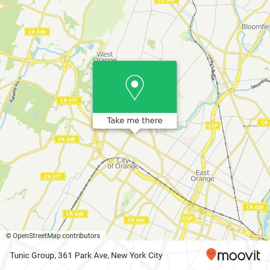 Tunic Group, 361 Park Ave map