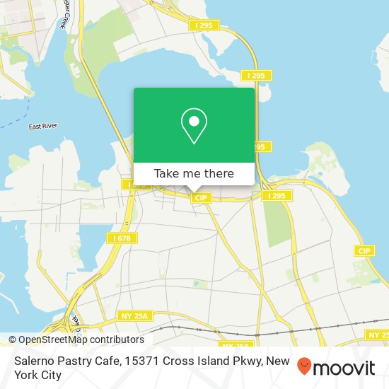 Salerno Pastry Cafe, 15371 Cross Island Pkwy map