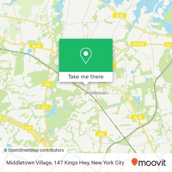 Mapa de Middletown Village, 147 Kings Hwy