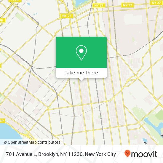 701 Avenue L, Brooklyn, NY 11230 map