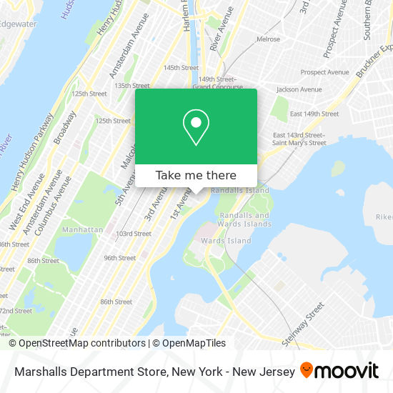 Mapa de Marshalls Department Store