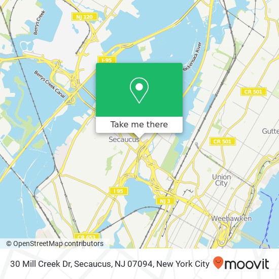 30 Mill Creek Dr, Secaucus, NJ 07094 map