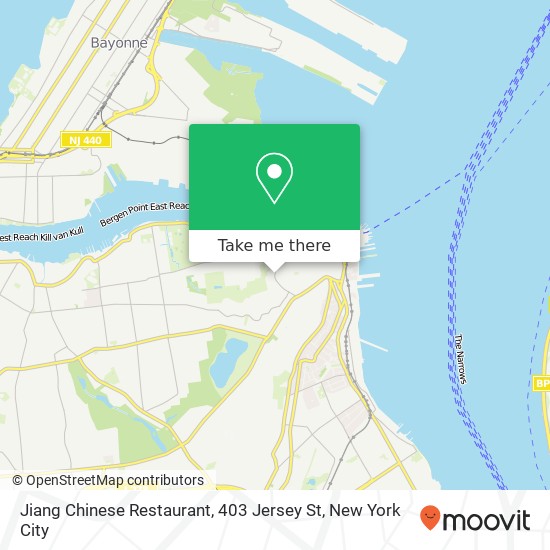 Jiang Chinese Restaurant, 403 Jersey St map