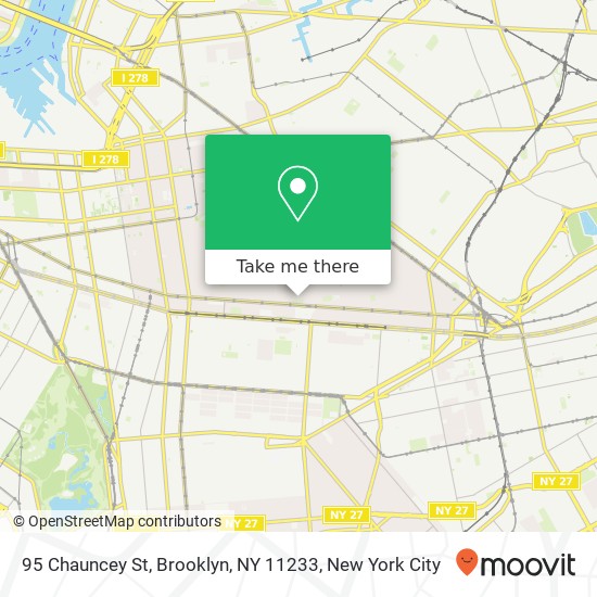 95 Chauncey St, Brooklyn, NY 11233 map