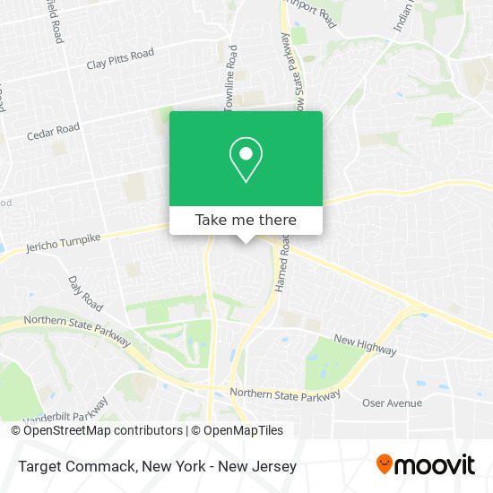 Mapa de Target Commack