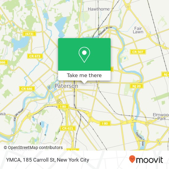 Mapa de YMCA, 185 Carroll St