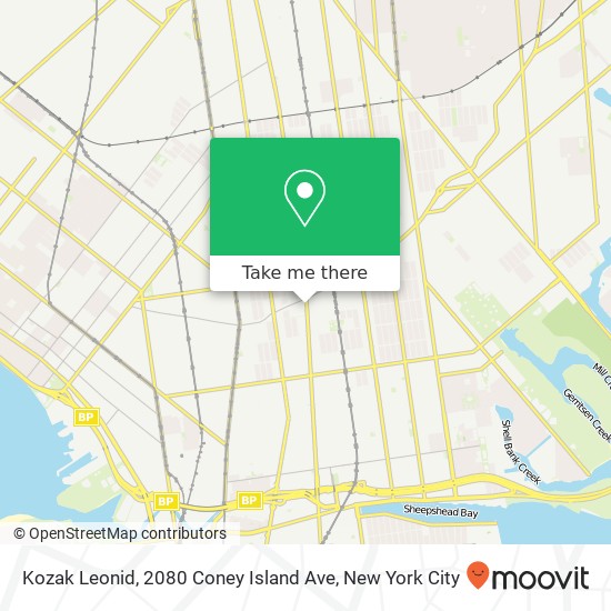 Kozak Leonid, 2080 Coney Island Ave map