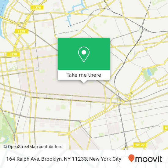 164 Ralph Ave, Brooklyn, NY 11233 map