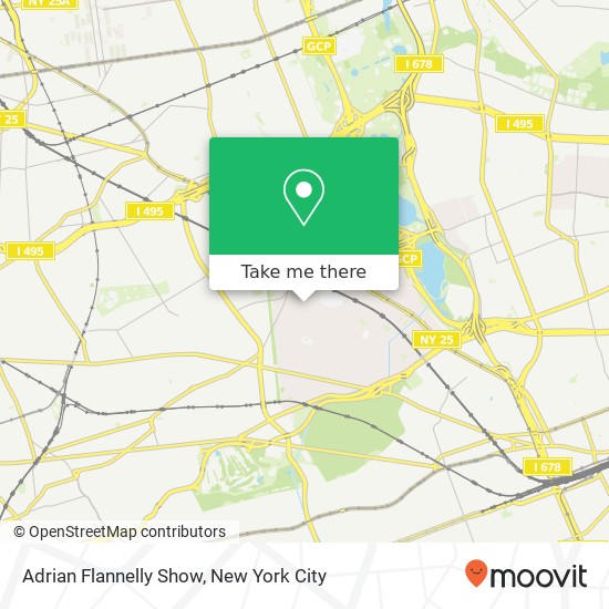 Adrian Flannelly Show map