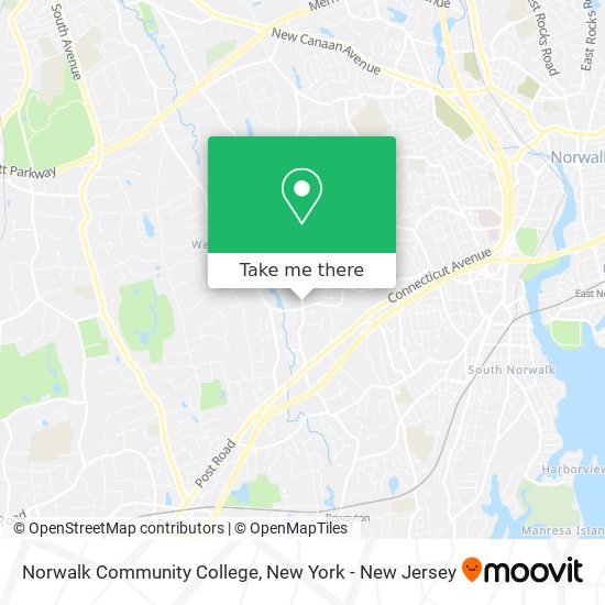 Norwalk Community College map