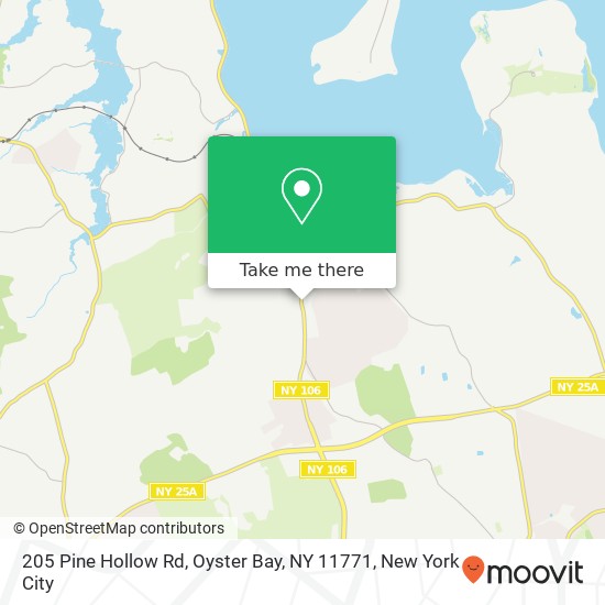 205 Pine Hollow Rd, Oyster Bay, NY 11771 map