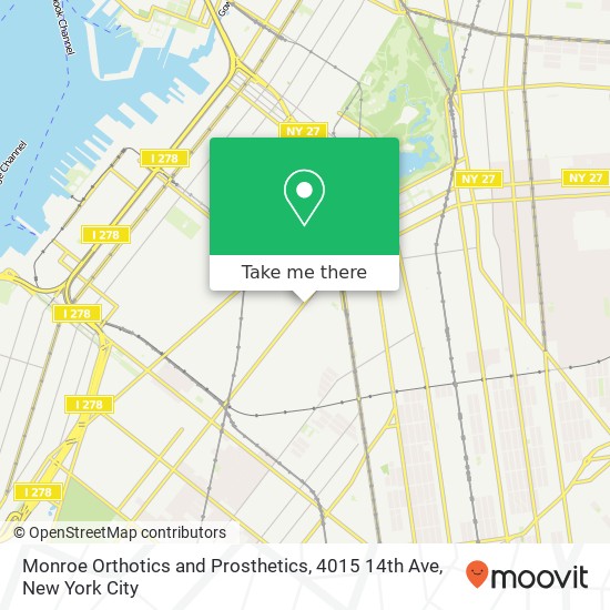 Mapa de Monroe Orthotics and Prosthetics, 4015 14th Ave