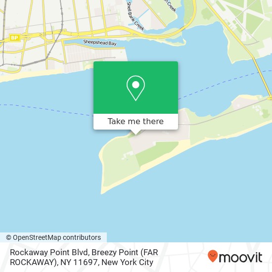 Mapa de Rockaway Point Blvd, Breezy Point (FAR ROCKAWAY), NY 11697