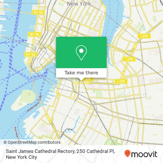 Saint James Cathedral Rectory, 250 Cathedral Pl map