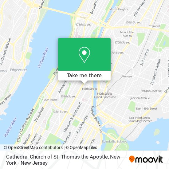 Cathedral Church of St. Thomas the Apostle map