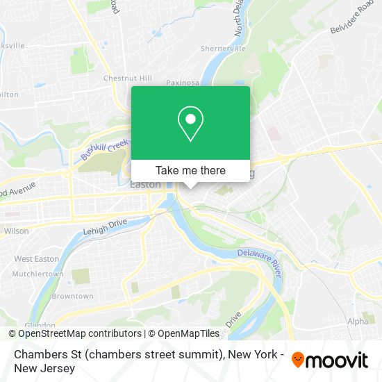 Mapa de Chambers St (chambers street summit)