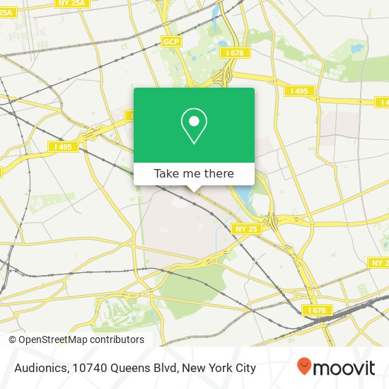 Audionics, 10740 Queens Blvd map