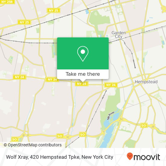 Mapa de Wolf Xray, 420 Hempstead Tpke