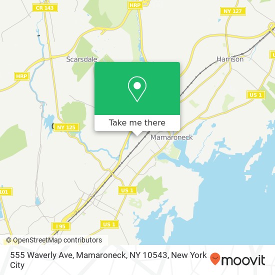 555 Waverly Ave, Mamaroneck, NY 10543 map