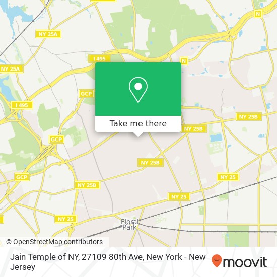 Jain Temple of NY, 27109 80th Ave map