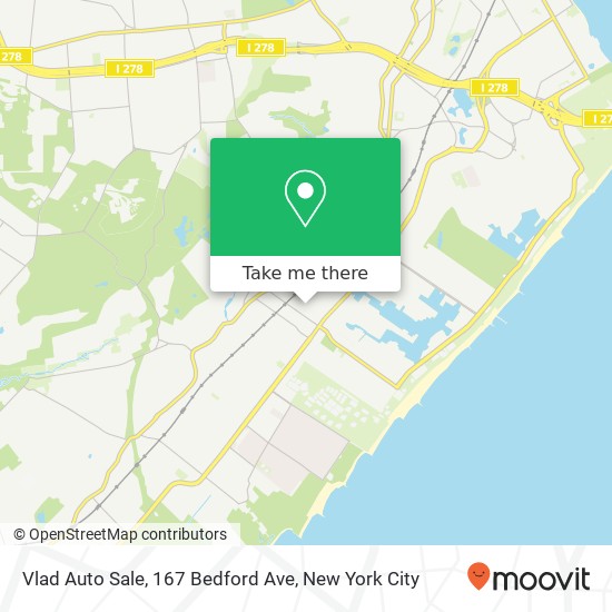 Vlad Auto Sale, 167 Bedford Ave map