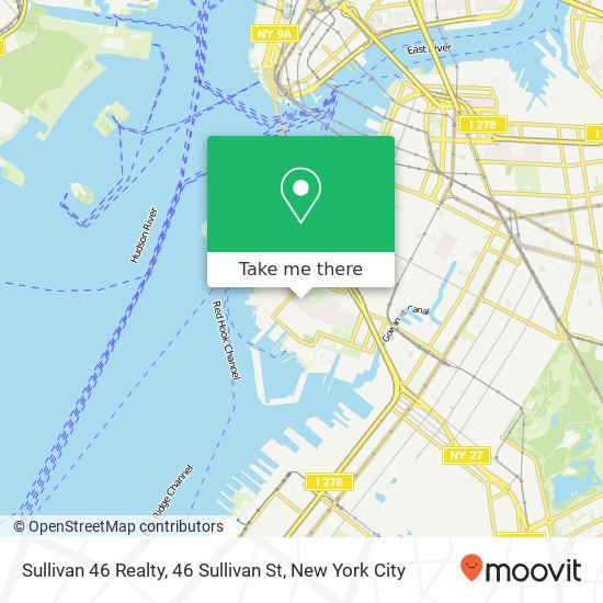 Mapa de Sullivan 46 Realty, 46 Sullivan St