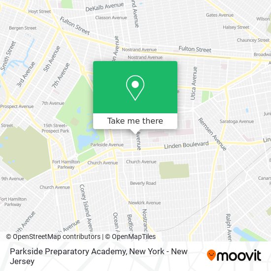 Mapa de Parkside Preparatory Academy