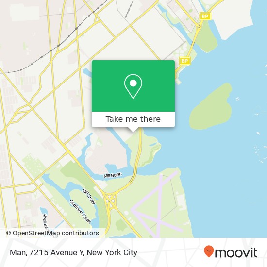 Man, 7215 Avenue Y map