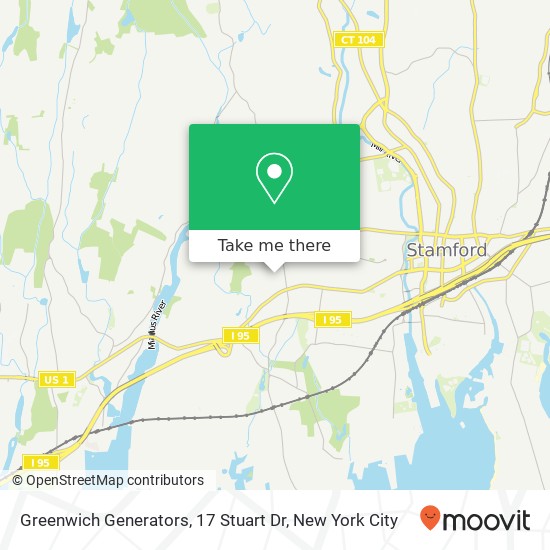 Mapa de Greenwich Generators, 17 Stuart Dr