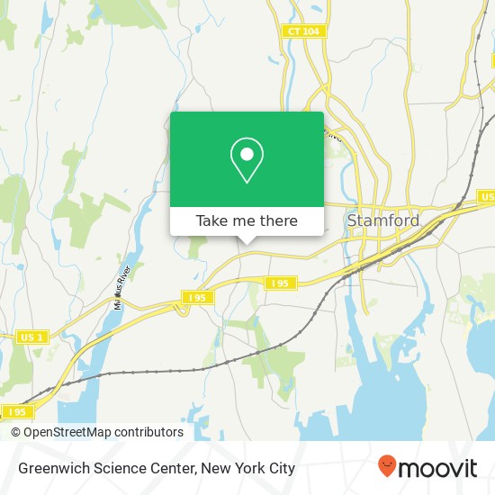 Greenwich Science Center map